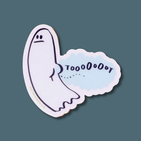 Ghost with butt and a toooooot
