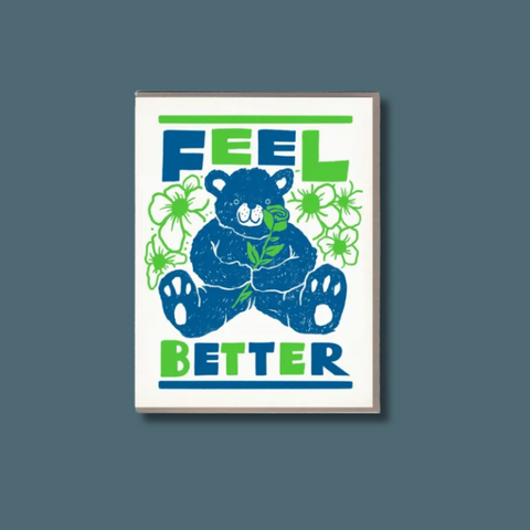 Feel Better Bear Card