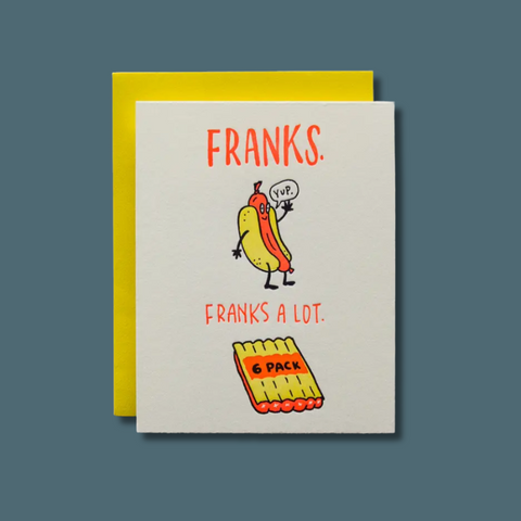 Franks A Lot Thank You Card