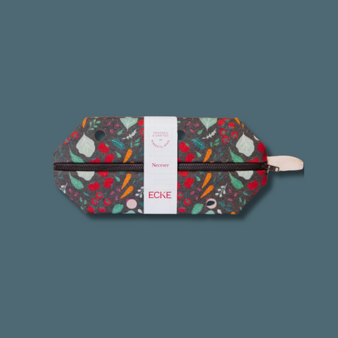 Blue Veggies Large Toiletry Bag