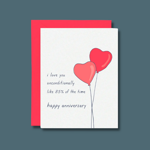 Two heart balloons