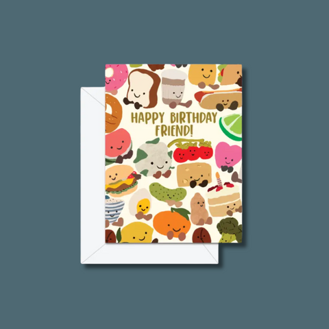 Happy Birthday Friend Jellycat Card
