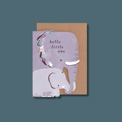 Elephant Baby Card