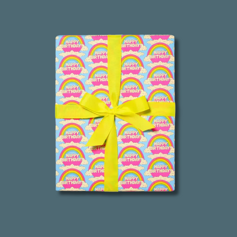 All Over Rainbows Wrap Sheet Roll