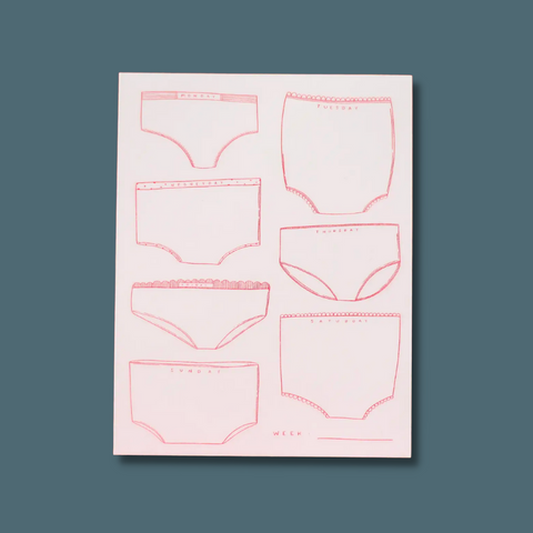 Seven undie outlines