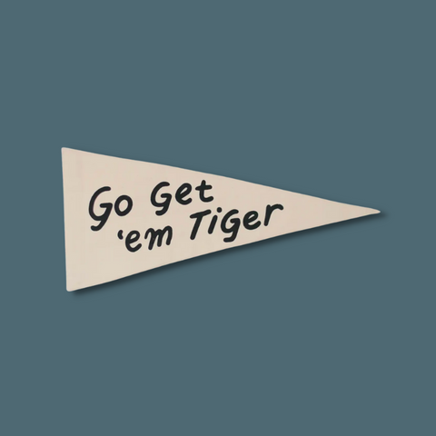 Text on flag