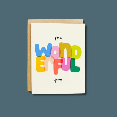 Wonderful Father Greeting Card