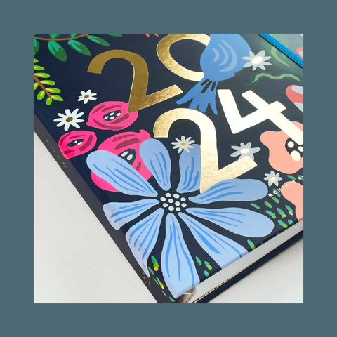 Planner cover up close