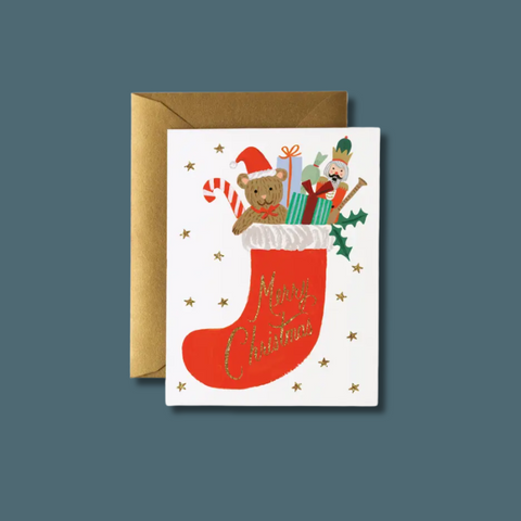 Toy Stocking Card