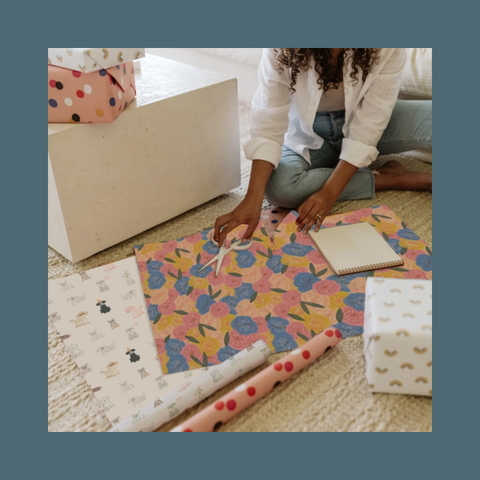 Dog Party Gift Wrapping Sheet