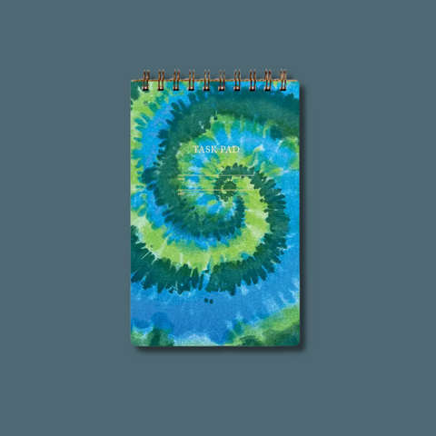 Blue and green tie dye