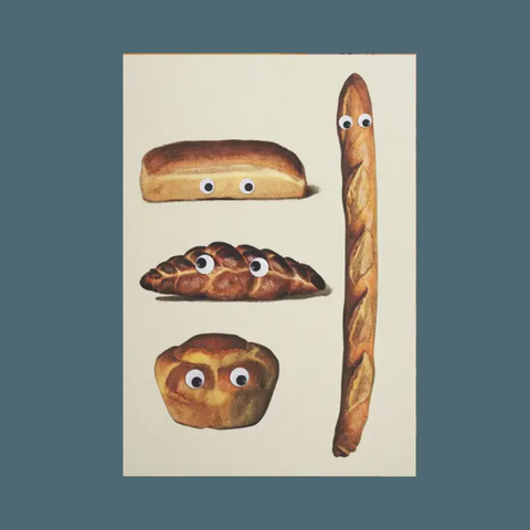 Googly Bread Card