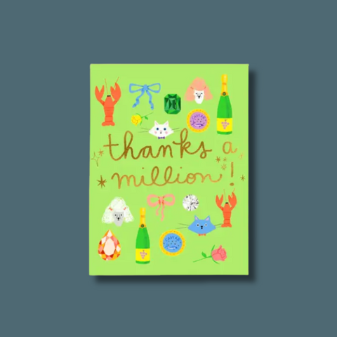 Thanks A Million Card