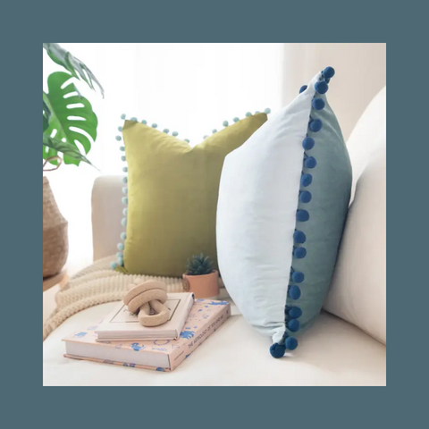 Calibri Pom Pillow