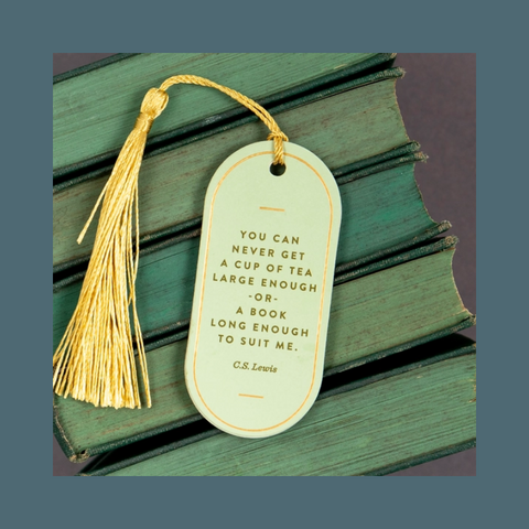 Cup Of Tea Vegan Leather Bookmark