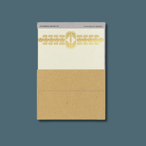Desert Bloom Letterpress Writing Set