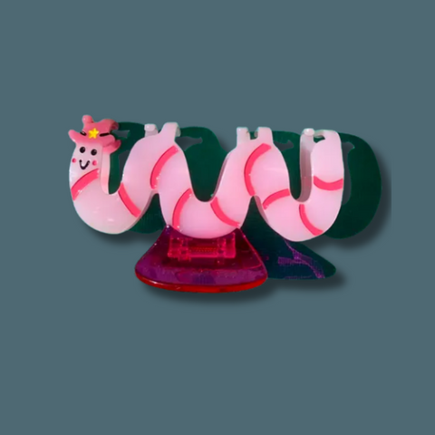 Cowboy Worm Hair Claw