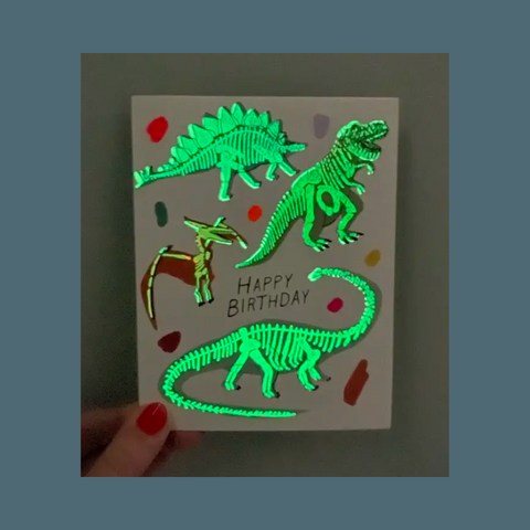 Glow in the dark dinosaurs