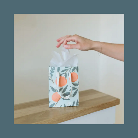 Orange Vines Small Gift Bag