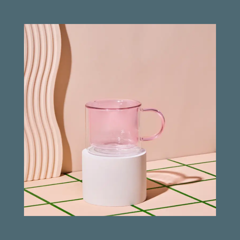 Pink Double Wall Mug