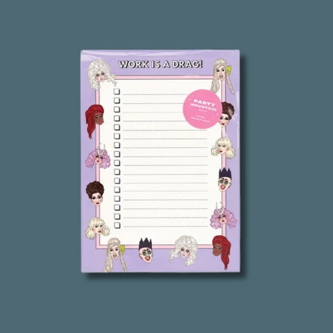 Work Is A Drag Notepad