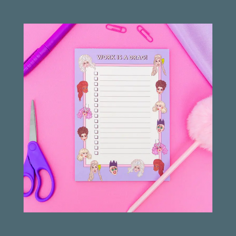 Work Is A Drag Notepad