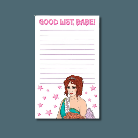 Good List Babe Notepad