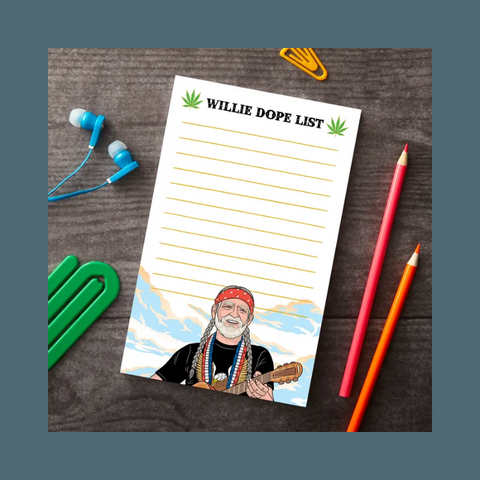 Willie Dope List Notepad