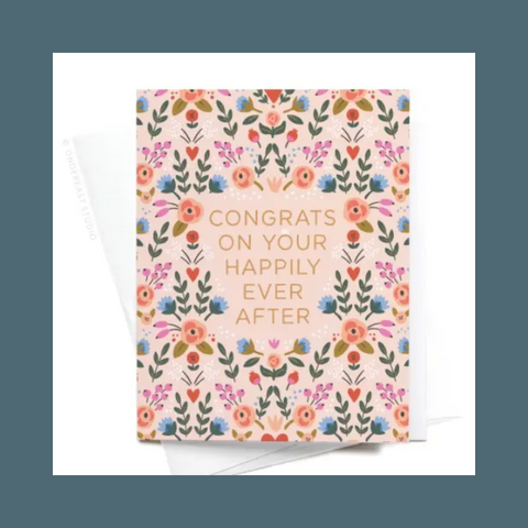 Congrats On Your Happily Ever After Card