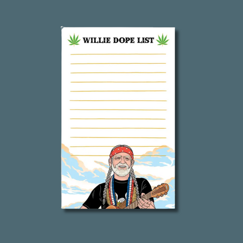 Willie Dope List Notepad