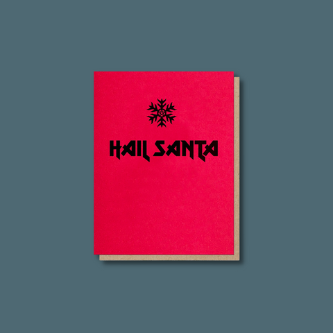 Metal font and a snowflake