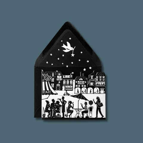 French Cafe Card