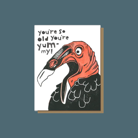 Vulture Birthday Card