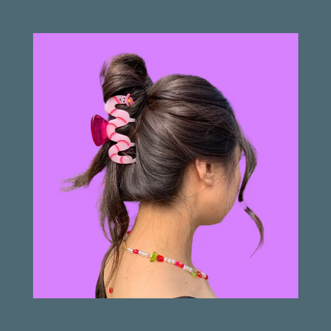 Cowboy Worm Hair Claw
