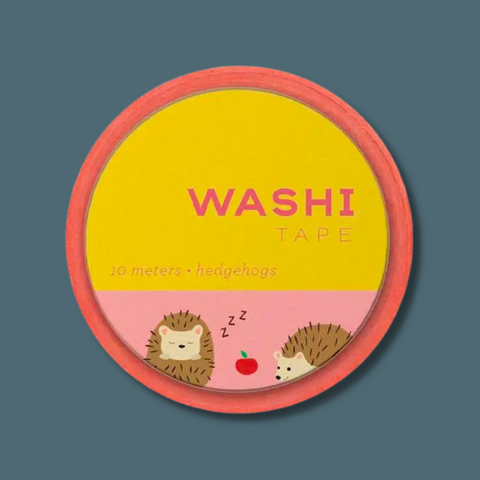 Hedgehogs on pink