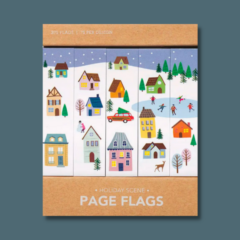 Snowy town scenes