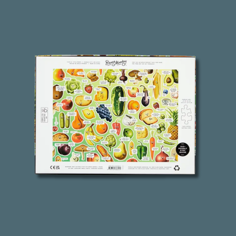 Brass Monkey Googly Food 1000 Piece Puzzle
