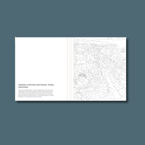 National Parks Color-By-Number