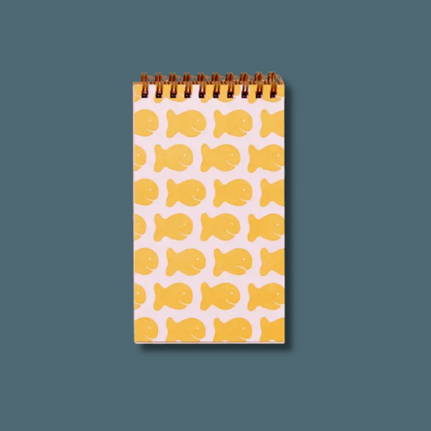 Goldfish Crackers Letterpress Spiral Notebook