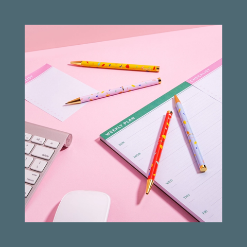 Pattern Twist Pen Set