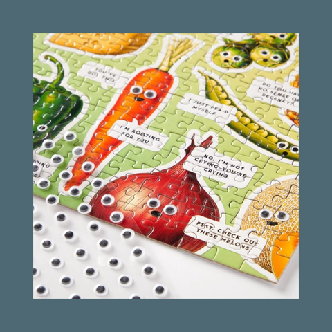 Brass Monkey Googly Food 1000 Piece Puzzle
