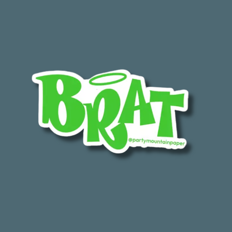 Brat Throwback Sticker