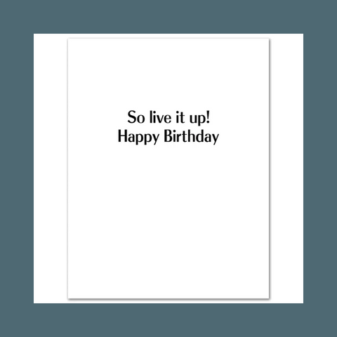 White Lotus Birthday Card