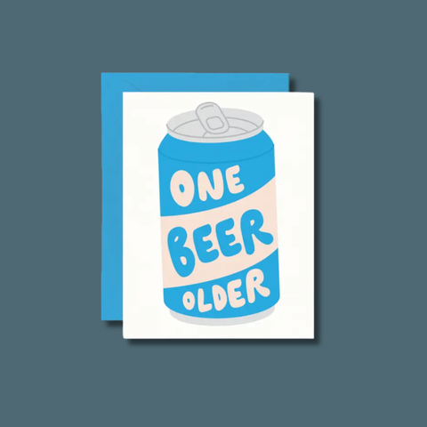 One Beer Older Card