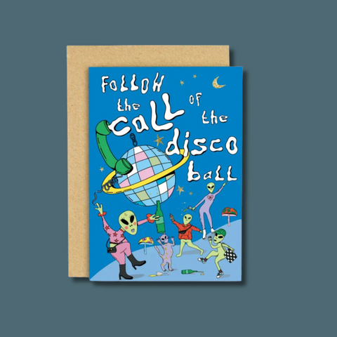 Call Of The Disco Ball Card