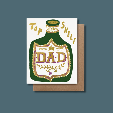 Top Shelf Dad Card