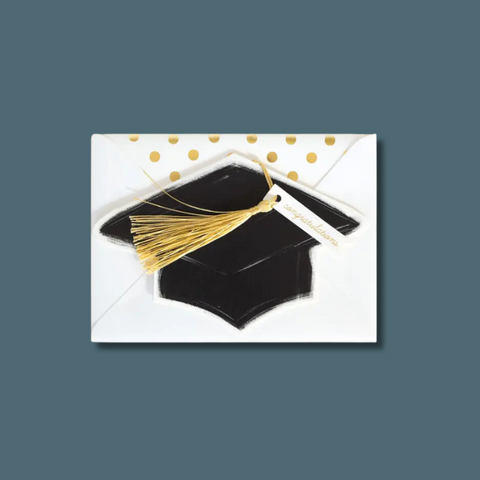 Graduation Cap With Tassle Card
