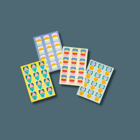 Vibrant Sticker Tabs