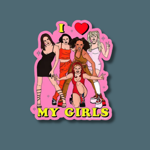 I Heart My Girls Spice Girls Sticker