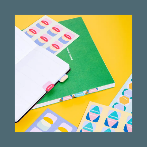 Vibrant Sticker Tabs